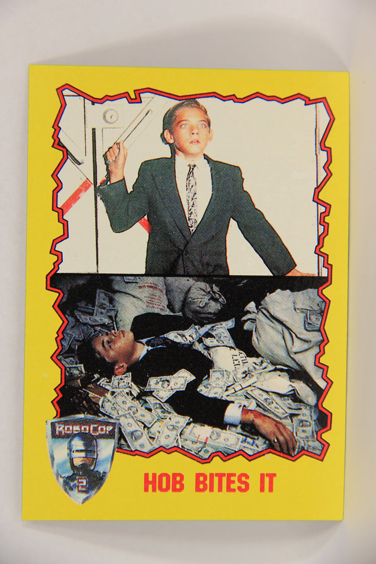 RoboCop 2 Topps 1990 Trading Card #64 Hob Bites It ENG L017293