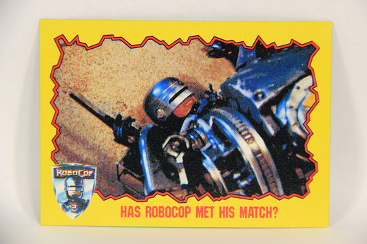 RoboCop 2 Topps 1990 Trading Card #75 Has Robocop Met His Match ENG L017304