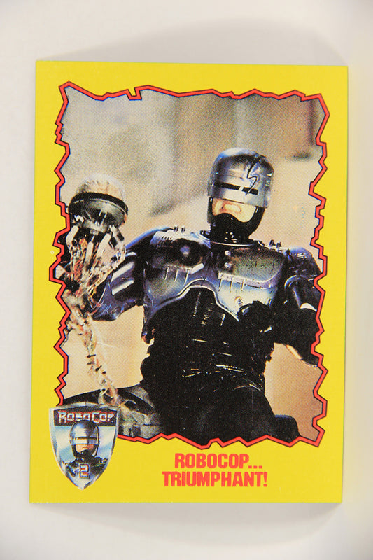 RoboCop 2 Topps 1990 Trading Card #78 Robocop Triumphant ENG L017307