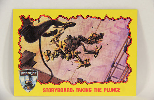 RoboCop 2 Topps 1990 Trading Card #82 Storyboard - Taking The Plunge ENG L017311