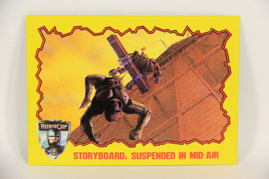 RoboCop 2 Topps 1990 Trading Card #83 Storyboard - Suspended In Mid-Air ENG L017312
