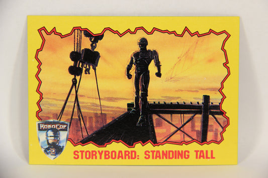 RoboCop 2 Topps 1990 Trading Card #85 Storyboard - Standing Tall ENG L017314
