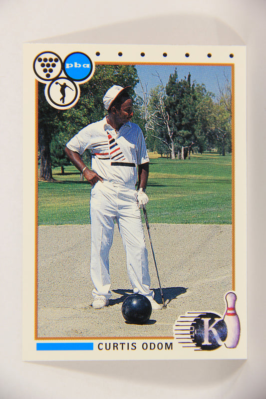 Kingpins Bowling 1990 Trading Card #14 Curtis Odom ENG L017331