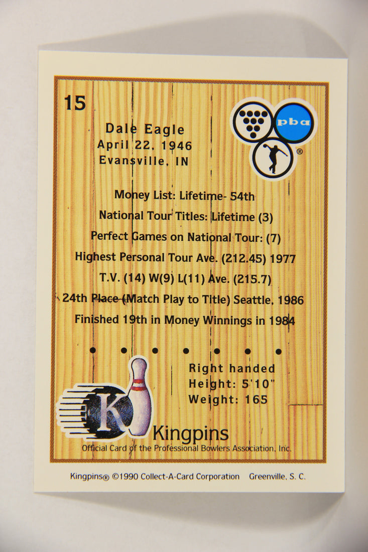 Kingpins Bowling 1990 Trading Card #15 Dale Eagle ENG L017332