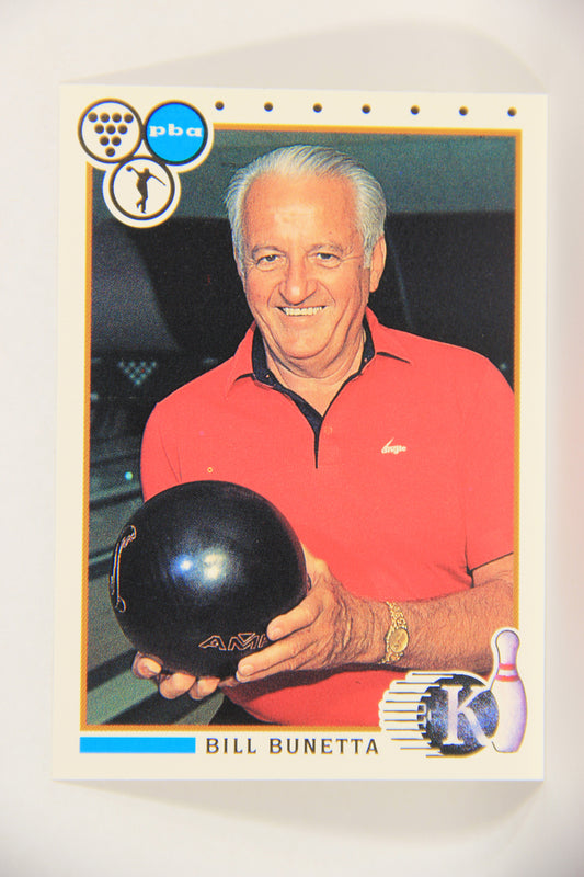 Kingpins Bowling 1990 Trading Card #21 Bill Bunetta ENG L017338