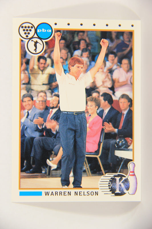 Kingpins Bowling 1990 Trading Card #24 Warren Nelson ENG L017341
