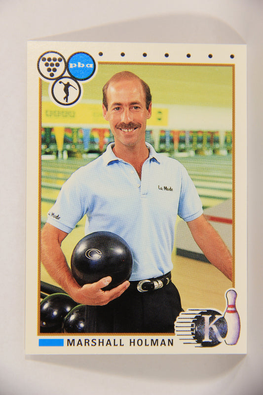 Kingpins Bowling 1990 Trading Card #35 Marshall Holman ENG L017352