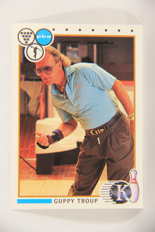 Kingpins Bowling 1990 Trading Card #45 Guppy Troup ENG L017362