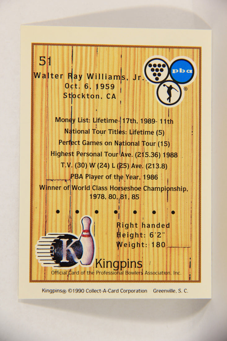 Kingpins Bowling 1990 Trading Card #51 Walter Ray Williams Jr. ENG L017368