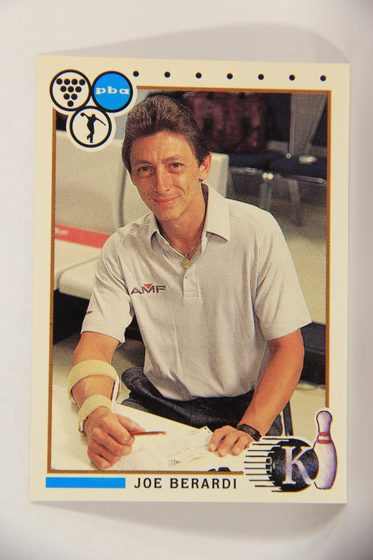 Kingpins Bowling 1990 Trading Card #55 Joe Berardi ENG L017372