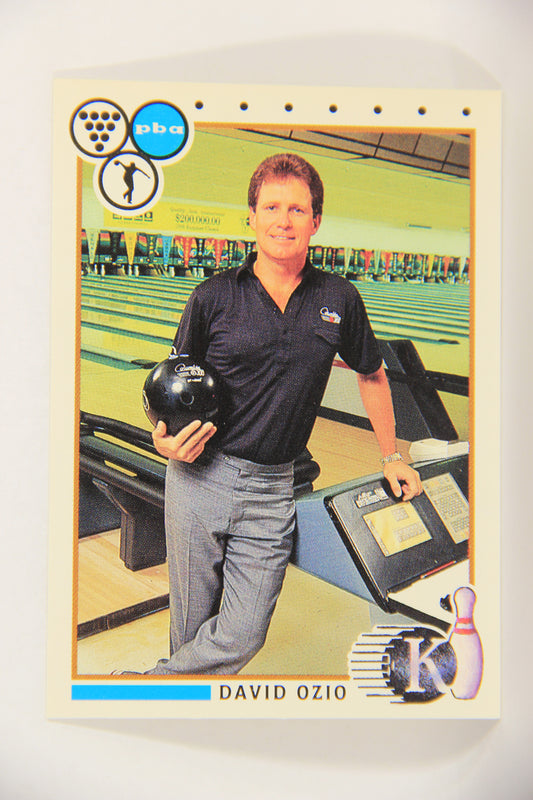 Kingpins Bowling 1990 Trading Card #57 David Ozio ENG L017374