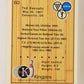 Kingpins Bowling 1990 Trading Card #60 Ted Hannahs ENG L017377