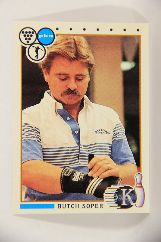 Kingpins Bowling 1990 Trading Card #63 Butch Soper ENG L017380