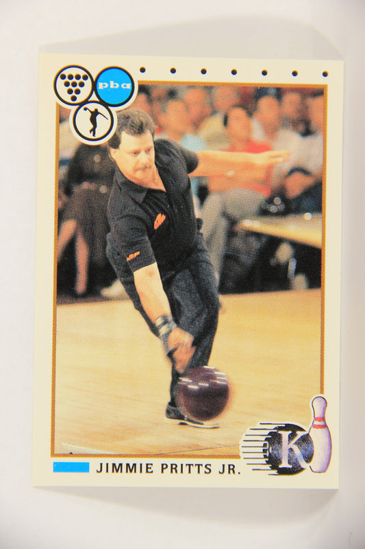Kingpins Bowling 1990 Trading Card #85 Jimmie Pritts Jr. ENG L017402