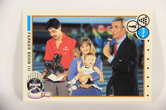 Kingpins Bowling 1990 Trading Card #87 Parker Bohn III ENG L017404