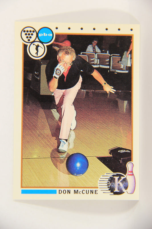 Kingpins Bowling 1990 Trading Card #93 Don McCune ENG L017410