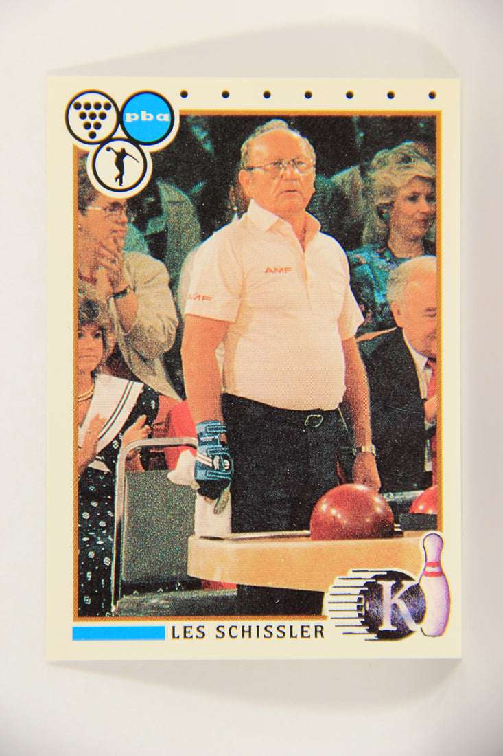 Kingpins Bowling 1990 Trading Card #96 Les Schissler ENG L017413