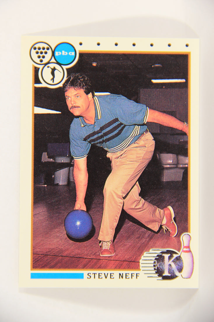 Kingpins Bowling 1990 Trading Card #97 Steve Neff ENG L017414