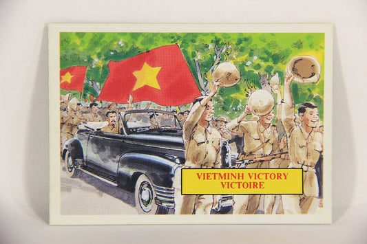 Vietnam Fact Cards 1988 Trading Card #2 Vietminh Victory FR-ENG Artwork L017419