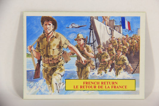 Vietnam Fact Cards 1988 Trading Card #4 French Return FR-ENG Artwork L017421