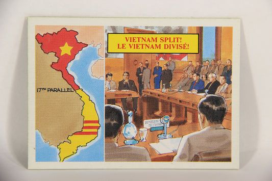 Vietnam Fact Cards 1988 Trading Card #13 Vietnam Split FR-ENG Artwork L017430
