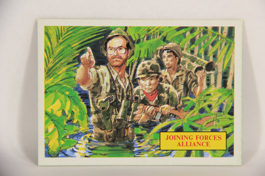 Vietnam Fact Cards 1988 Trading Card #14 Joining Forces FR-ENG Artwork L017431