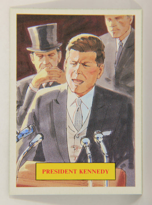 Vietnam Fact Cards 1988 Trading Card #18 President Kennedy FR-ENG Artwork L017435