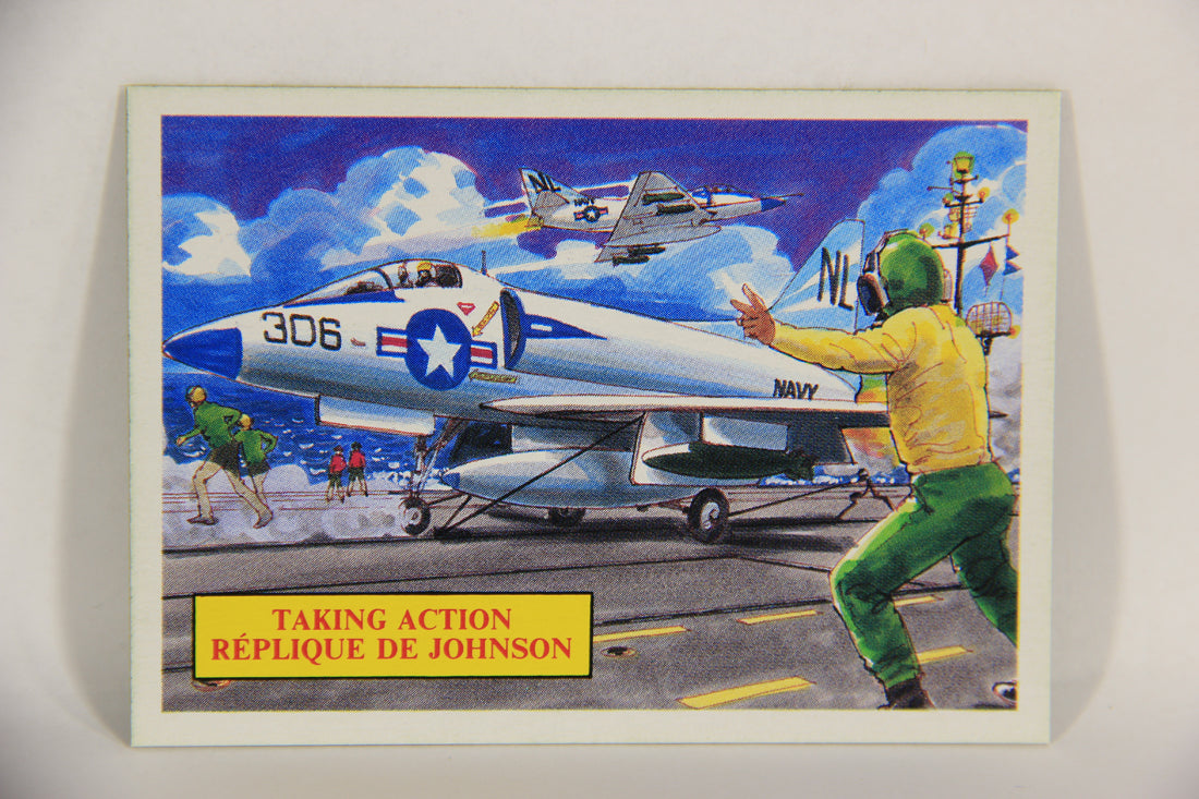 Vietnam Fact Cards 1988 Trading Card #23 Taking Action FR-ENG Artwork L017440