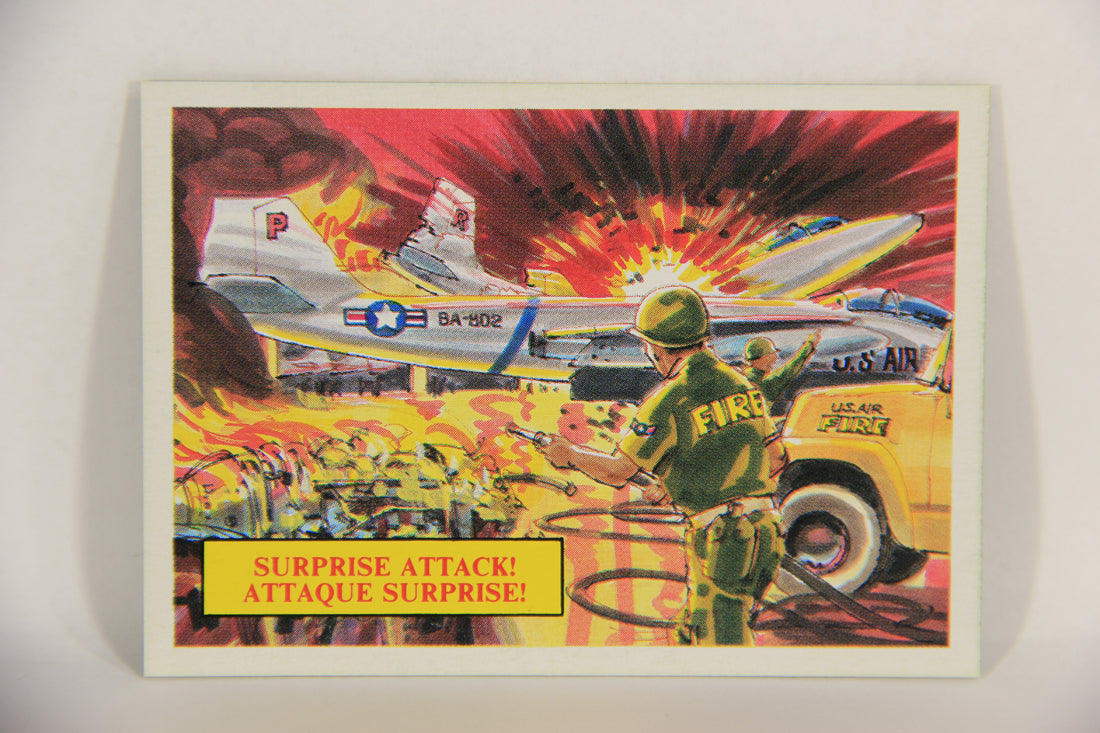 Vietnam Fact Cards 1988 Trading Card #25 Surprise Attack FR-ENG Artwork L017442