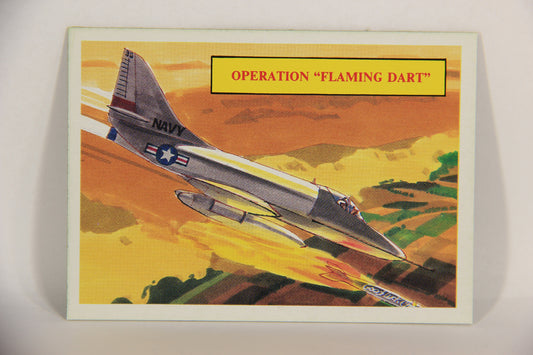 Vietnam Fact Cards 1988 Trading Card #27 Operation Flaming Dart FR-ENG Artwork L017444