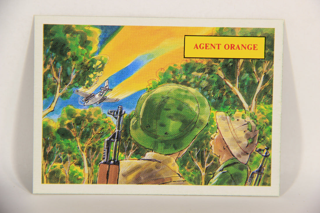 Vietnam Fact Cards 1988 Trading Card #40 Agent Orange FR-ENG Artwork L017457