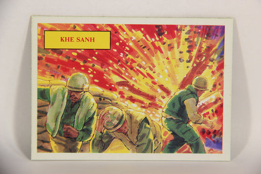 Vietnam Fact Cards 1988 Trading Card #47 Khe Sanh FR-ENG Artwork L017464