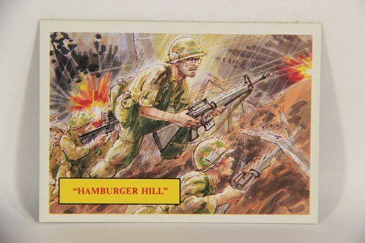 Vietnam Fact Cards 1988 Trading Card #52 Hamburger Hill FR-ENG Artwork L017469