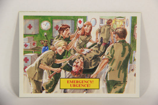 Vietnam Fact Cards 1988 Trading Card #55 Emergency FR-ENG Artwork L017472