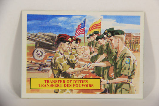 Vietnam Fact Cards 1988 Trading Card #57 Transfer Of Duties FR-ENG Artwork L017474