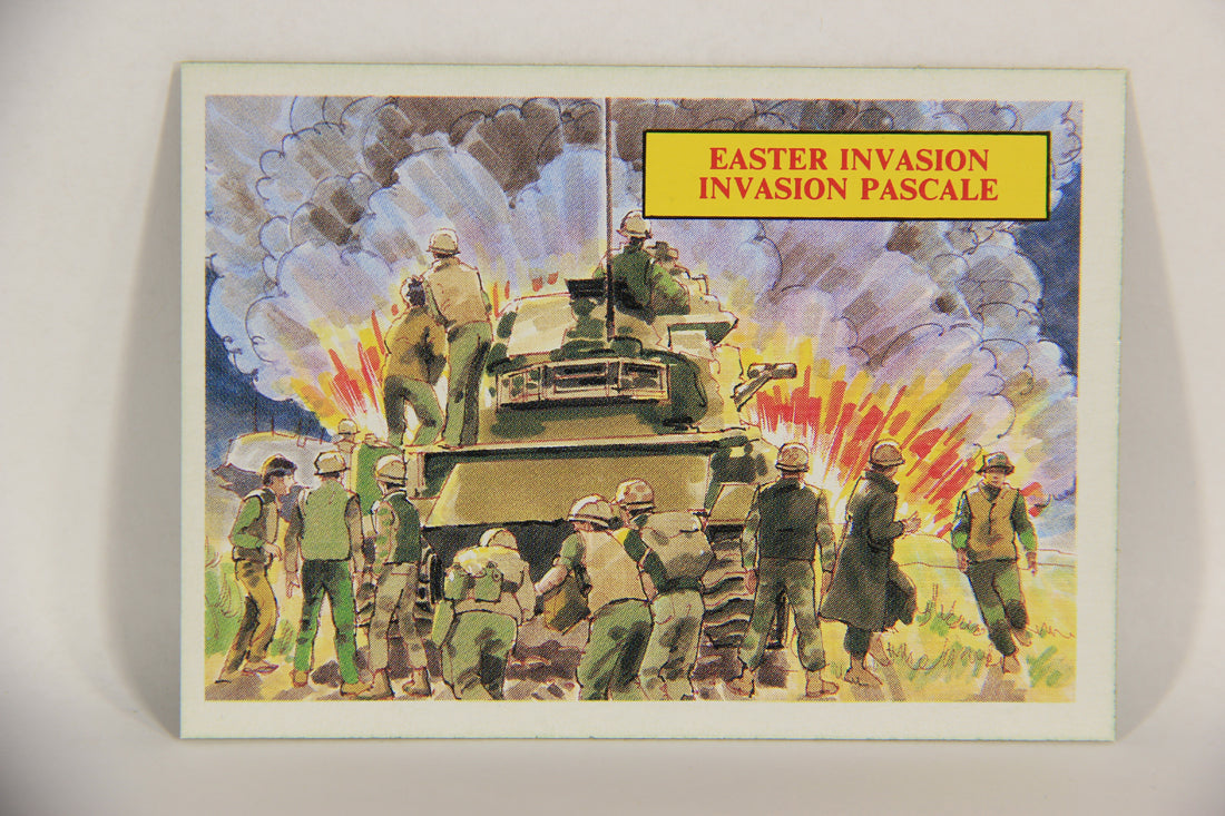 Vietnam Fact Cards 1988 Trading Card #58 Easter Invasion FR-ENG Artwork L017475