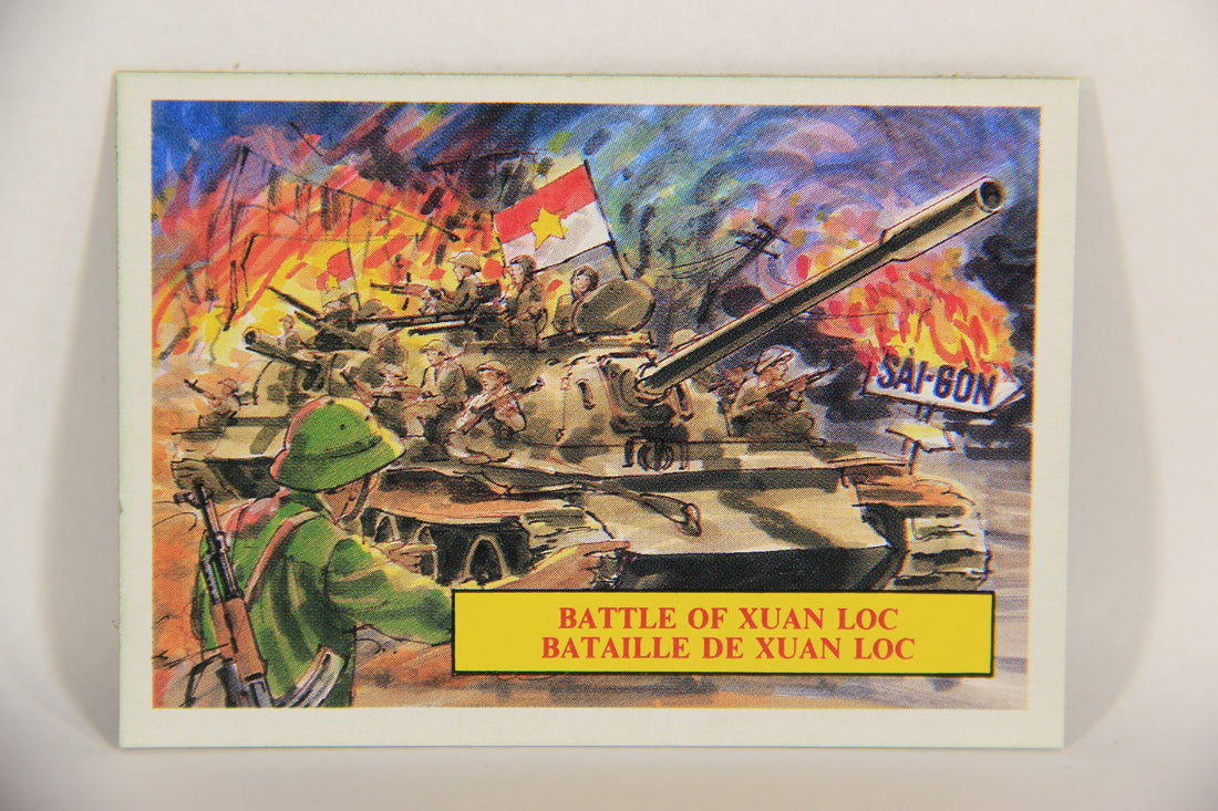 Vietnam Fact Cards 1988 Trading Card #62 Battle Of Xuan Loc FR-ENG Artwork L017479