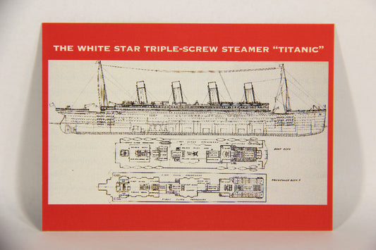 Titanic Collector Cards 1998 Trading Card #4 Blueprints ENG L017487