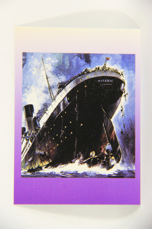 Titanic Collector Cards 1998 Trading Card #49 Passengers Evacuate ENG L017532