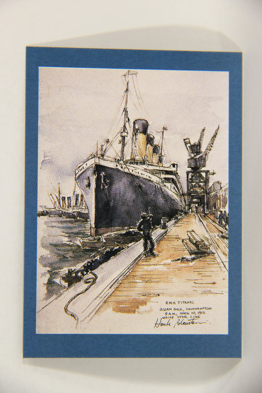 Titanic Collector Cards 1999 Trading Card - Bonus Card #3 Ocean Dock Southampton L017558