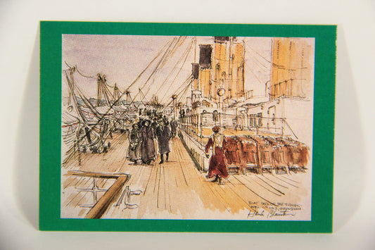 Titanic Collector Cards 1999 Trading Card - Bonus Card #4 Boat Deck Of The Titanic ENG L017559