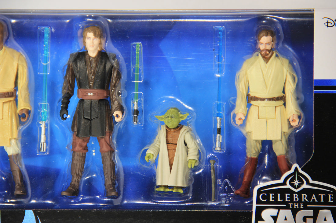 Star Wars Celebrate The Saga Jedi Order 5-Pack 3.75 Action Figures MISB L017576