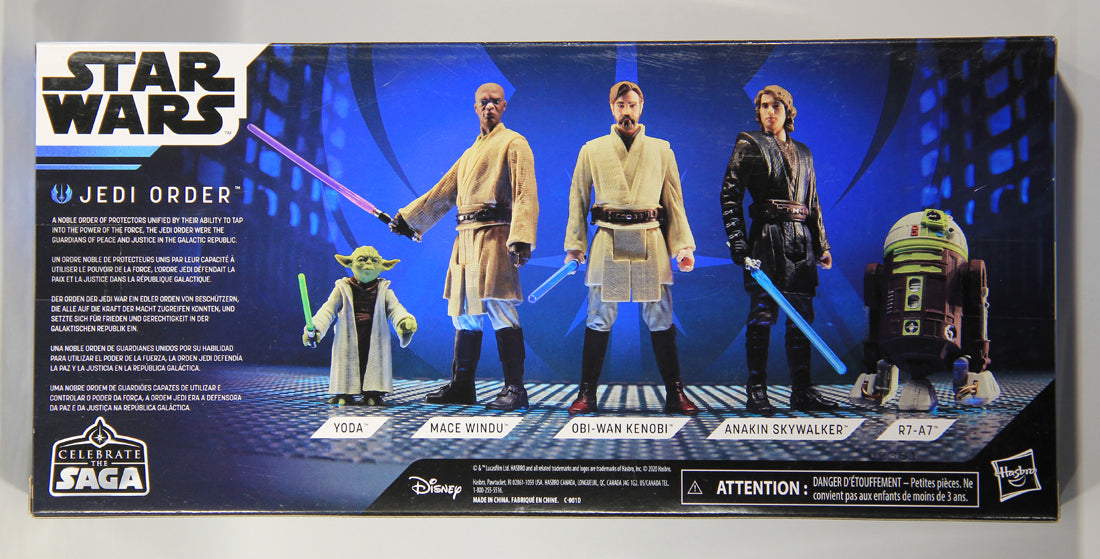 Star Wars Celebrate The Saga Jedi Order 5-Pack 3.75 Action Figures MISB L017576