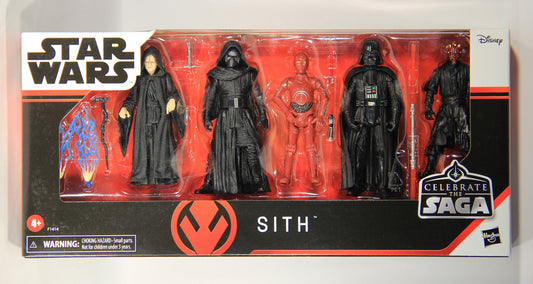 Star Wars Celebrate The Saga Sith 5-Pack 3.75 Action Figures MISB L017579
