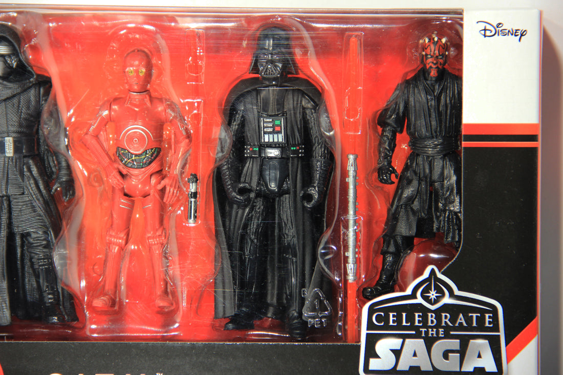 Star Wars Celebrate The Saga Sith 5-Pack 3.75 Action Figures MISB L017579