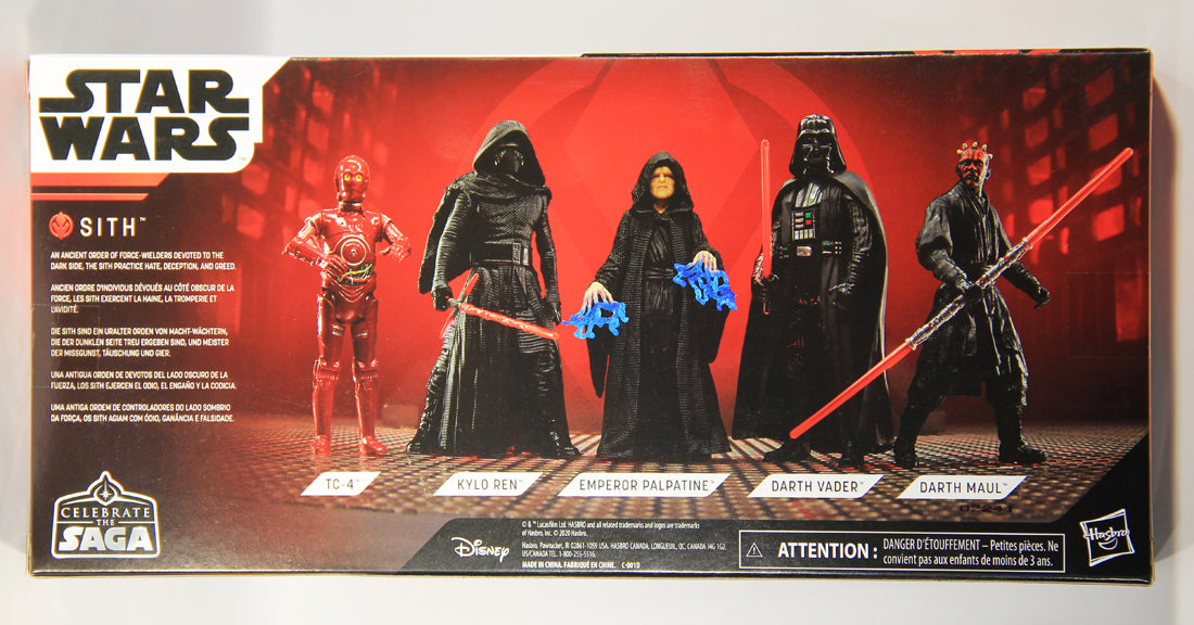 Star Wars Celebrate The Saga Sith 5-Pack 3.75 Action Figures MISB L017579