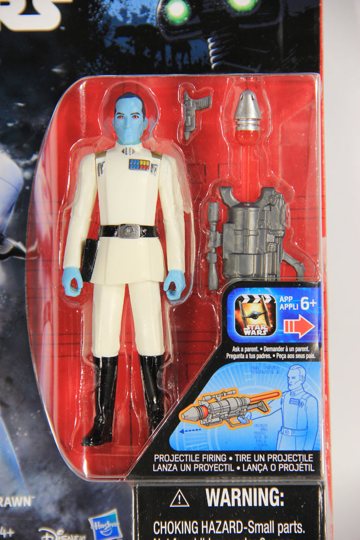 Star Wars Grand Admiral Thrawn V-3 Rogue One Corrected Card & Figure L017590