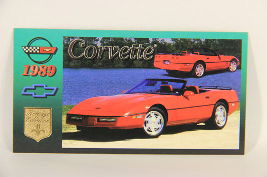 Corvette Heritage Collection 1996 Trading Card #52 - 1989 Convertible L017596