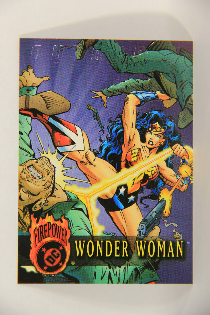 DC Outburst Firepower 1996 Trading Card #79 Wonder Woman Embossed Card L017617