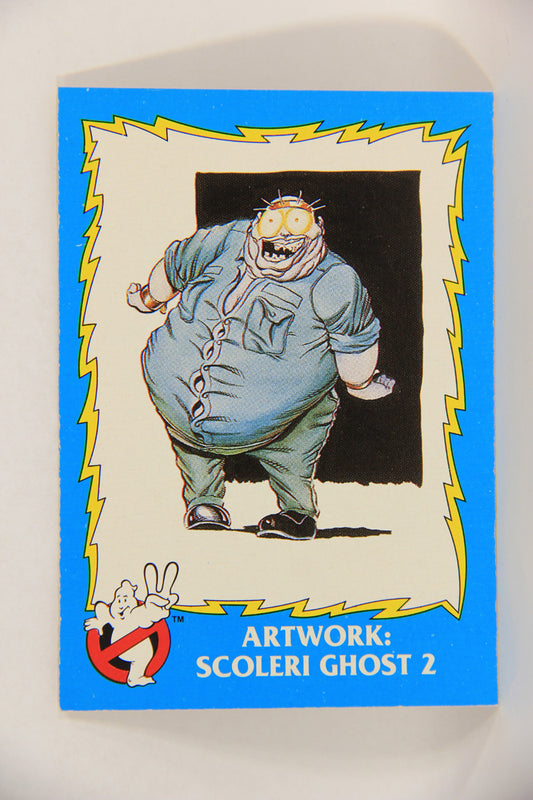Ghostbusters II 1989 Trading Card #87 Artwork Scoleri Ghost 2 L017624